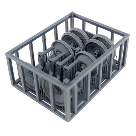 Fire-Damaged Road Wheel Set early Panther D (1:48)