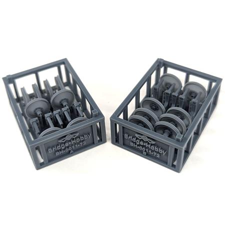 Fire-Damaged Road Wheels late Panther A,G,F (1:72)