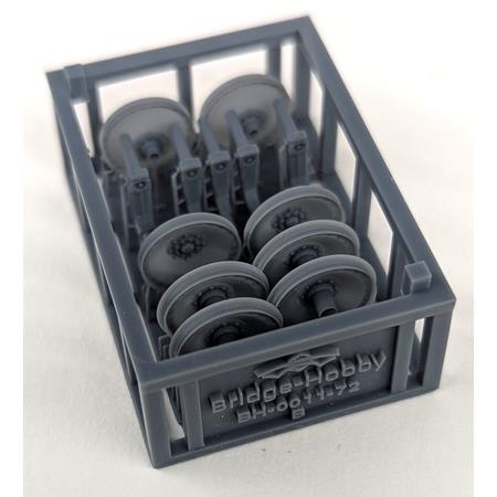 Fire-Damaged Road Wheels late Panther A,G,F (1:72)