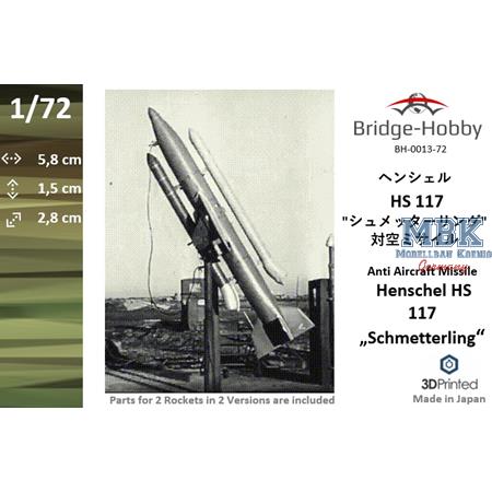 AA Missile Henschel HS117 Schmetterling (1:72)