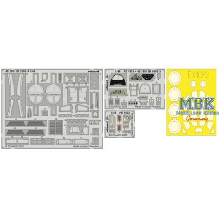 BIG ED: Messerschmitt Bf-109E-3 1/48