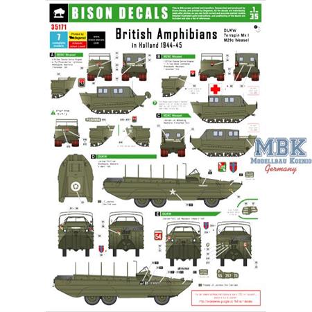 British Amphibians in Holland 1944-45