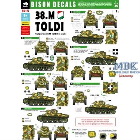 Hungarian 38.M Toldi Tank