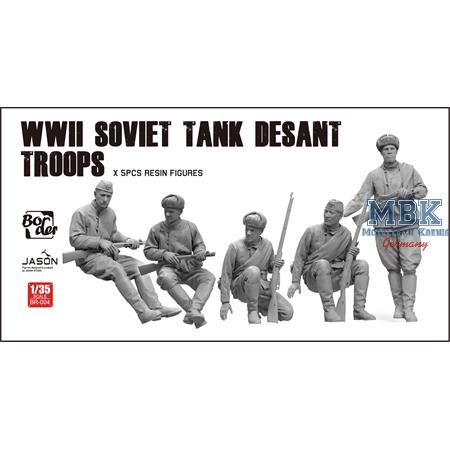 WW2 Soviet Tank Desant Troops