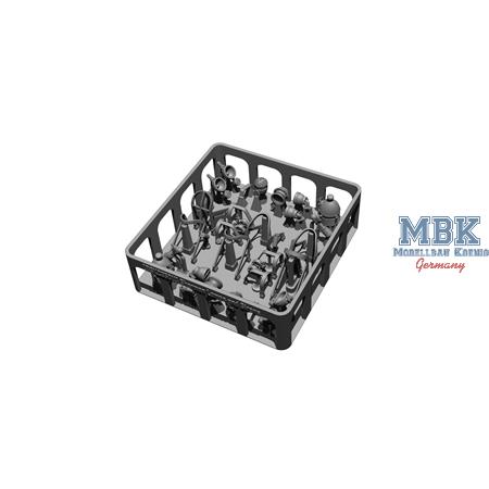 Sherman Lamps & Siren Set (for 2 tanks)