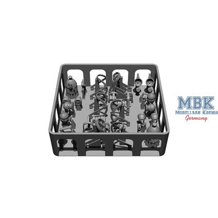 Sherman Lamps & Siren Set (for 2 tanks)