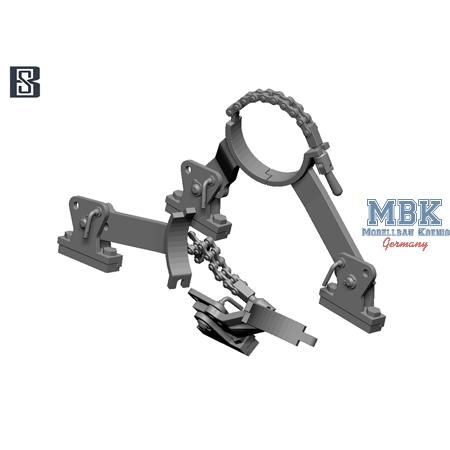 Barrel holder for Tiger-I mir productions