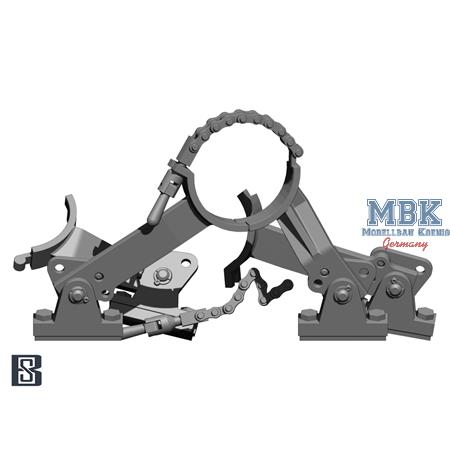 Barrel holder for Tiger-I mir productions