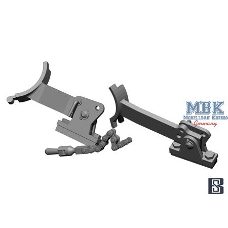 Barrel holder for Tiger-I mir productions