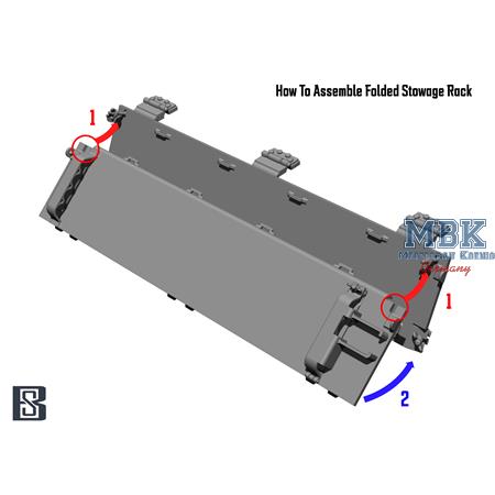 M4A3 Sherman Stowage Rack & Spare Track Holders