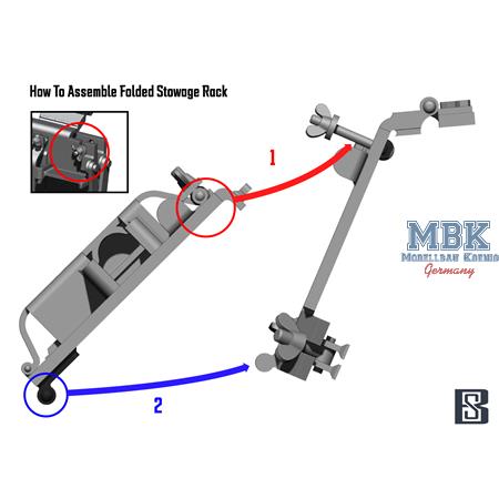M4A3 Sherman Stowage Rack & Spare Track Holders
