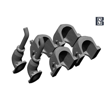 King Tiger / Jagdtiger Exhaust & Guard Set