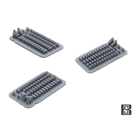 King Tiger / Jagdtiger Skirt Brackets, Convoy Lght