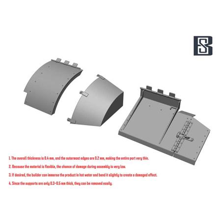 King Tiger Front & Rear Fenders