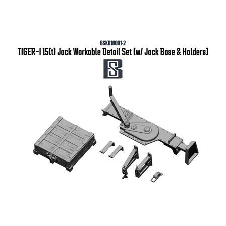 Tiger I 15(t) Jack workable detail set 1:16
