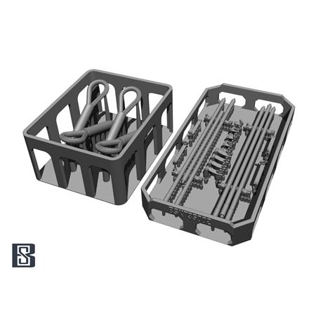 King Tiger Towing Cable Set (Holder w/clean rod)