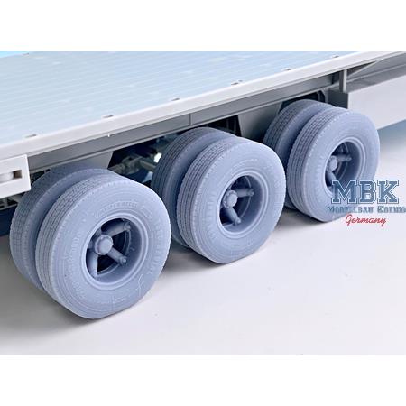 M915 Truck Wheel Set with Trailer wheels