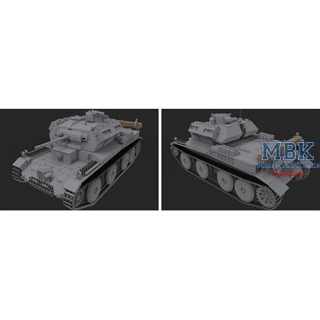 Panzer Mk IV, 744(e) (A13) & UE Trailer