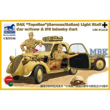 DAK “Topolino” w/ Crew & IF8 Infantry Cart