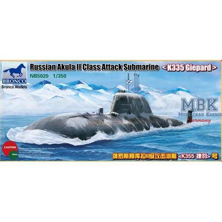 K335 Giepard russian Akula II class submarine