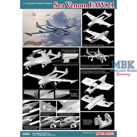 De Havilland Sea Venom FAW.21 ~ Cyber Hobby