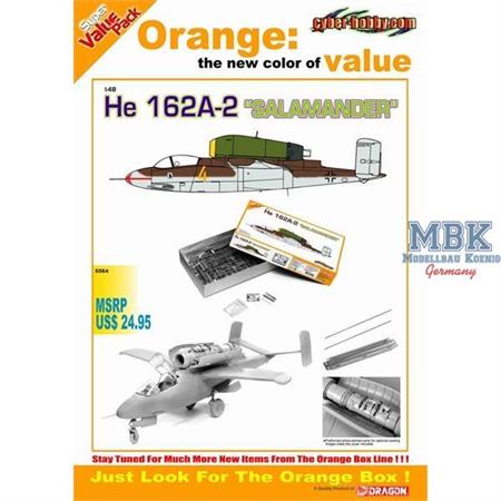 He162A-2 "Salamander" + PE parts (Orange Series)