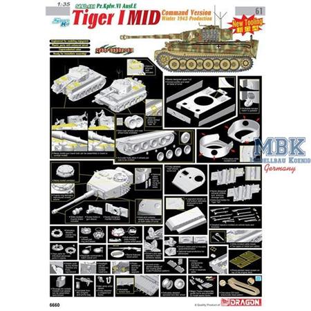 Tiger I Ausf. E MID Prod. Command ~ CyberHobby