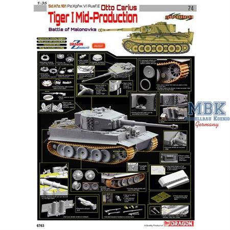 Tiger I mid. Otto Carius ~ Cyber Hobby excl.