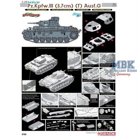Panzer III (3,7cm) (Tauch) Ausf.G ~ Cyber Hobby
