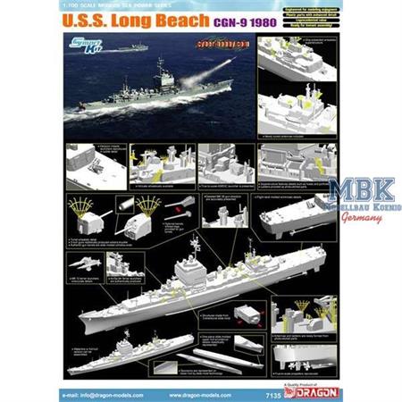 U.S.S. Long Beach CGN 9 1980 ~ Cyber Hobby