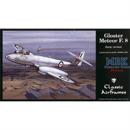 Gloster Meteor F.4 1/48 Classic Airframes Ideal Fuerza Aérea | Mismo precio en cuotas