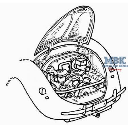 VW Beetle Engine Set / VW Käfer Motorraum