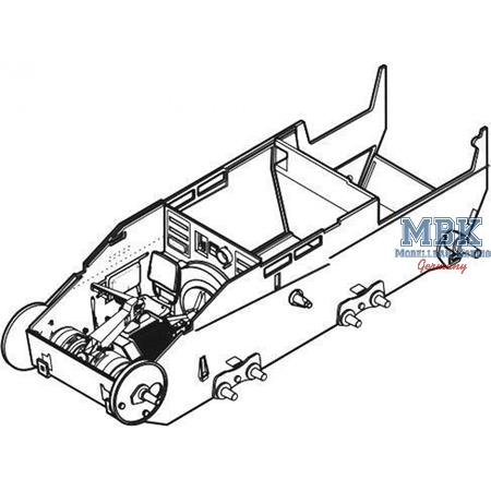 Sd.Kfz. 138 Marder III M early Interior Set