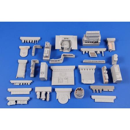 Pz.Kpfw.38 (t) Ausf.E/F engine set (for Tamiya)