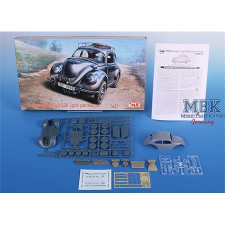 Volkswagen Typ 230 mit Holzvergaser