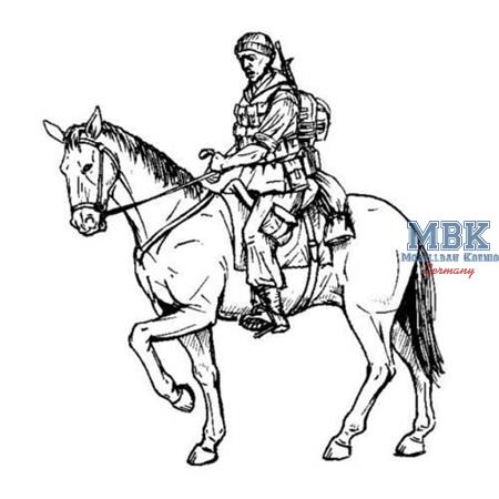 US mounted Soldier in Afghanistan