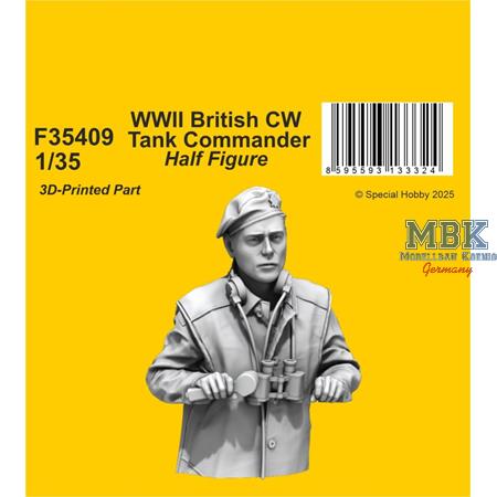 WWII British CW Tank Commander / Half Figure