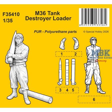 M36 Tank Destroyer Loader