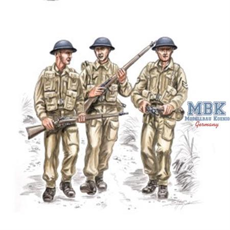 British soldiers WW II (3 fig)