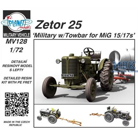 Zetor 25 Military w / Towbar for MiG 15 / 17 S