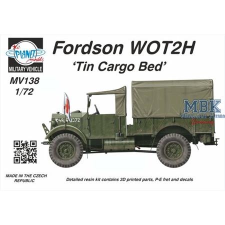 Fordson WOT2H (15CWT) Tin Cargo Bed 1:72