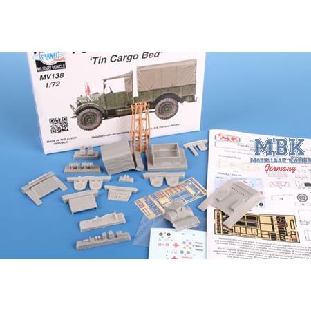Fordson WOT2H (15CWT) Tin Cargo Bed 1:72