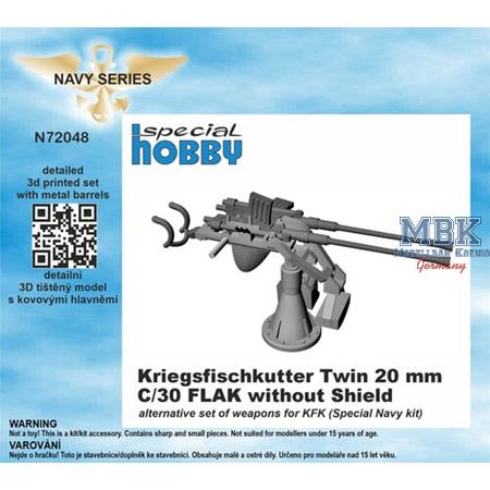 Kriegsfischkutter Twin 20 mm C/30 FLAK w/o shield