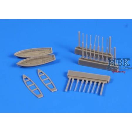 Bismarck 8 m Cutter 2pcs (1:200)