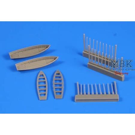 Bismarck 6 m Cutter 2pcs (1:200)