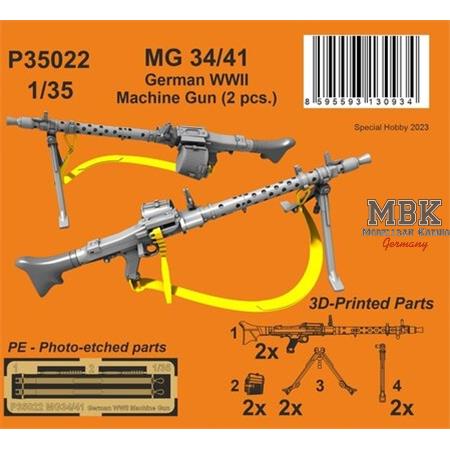 MG 34/41 German WWII Machine Gun (2 pcs)