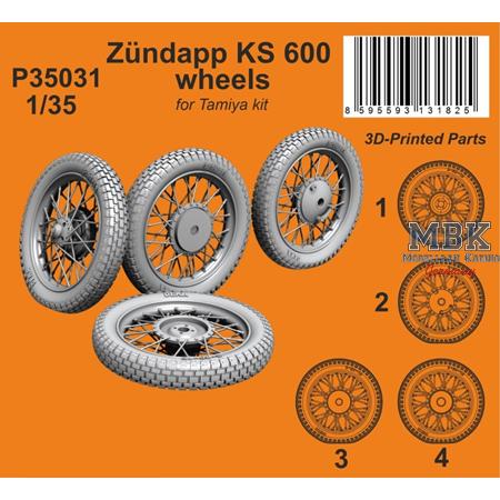 Zündapp KS 600 Wheels 1/35