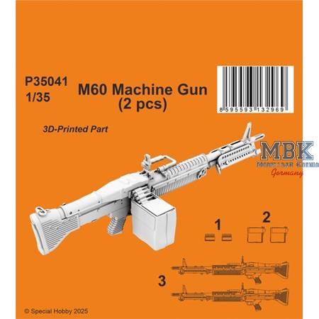 M60 Machine Gun (2 pcs) 1/35