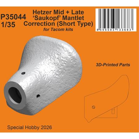 Hetzer Mid + Late "Saukopf" Correction (Short)