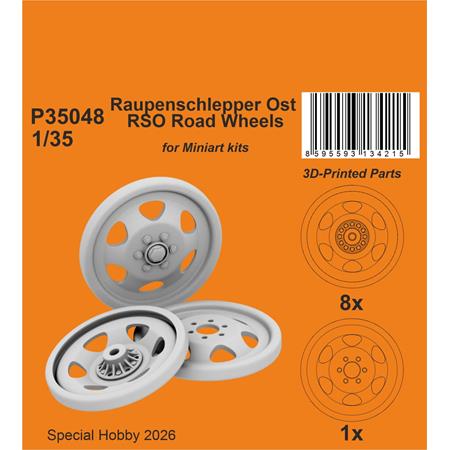 Raupenschlepper Ost RSO Road Wheels / for Miniart